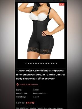 Shapewear YIANNA size Medium